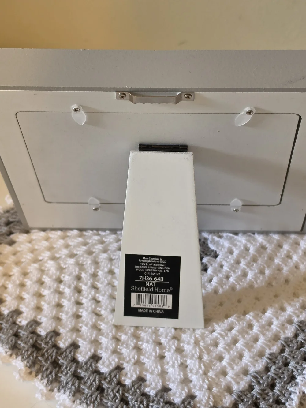 Sheffield Home White and Wood 'Best Dad Ever' Photo Frame
